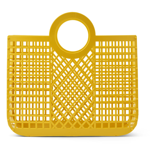 BLOOM RETRO RECYCLED BASKET - YELLOW