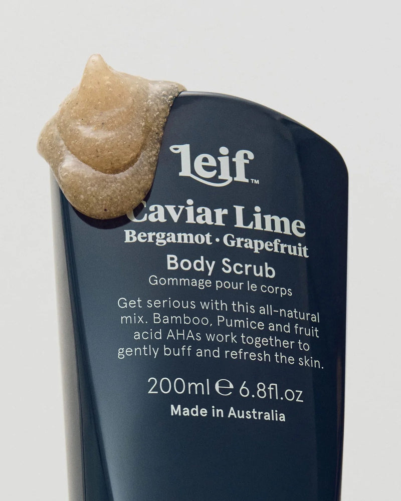 LEIF CAVIAR LIME BODY SCRUB