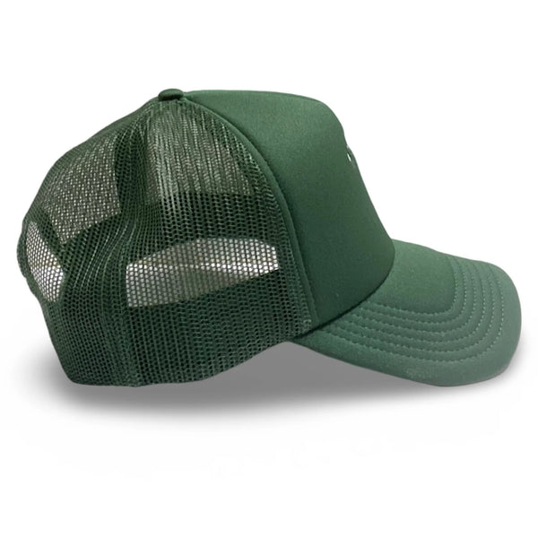 SALTY'S PELICAN TRUCKER CAP - GREEN