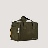 PELLI LUNCH WAXED CANVAS BAG - DARK OLIVE