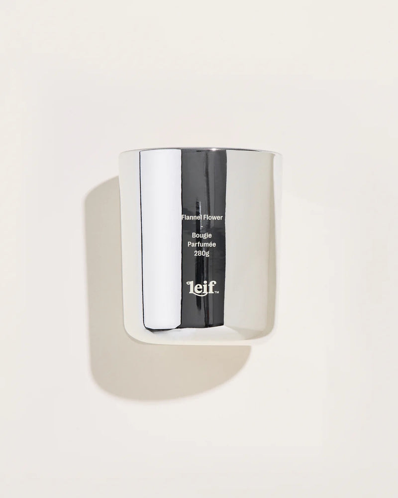 LIMITED EDITION HOLIDAY FLANNEL FLOWER CANDLE