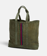 ESCAPEE LARGE CANVAS TOTE BAG - KHAKI