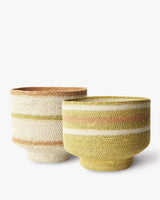 Sabine Pear Woven Baskets Duo