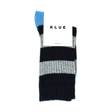 Klue Merino Wool Socks - Navy & Grey