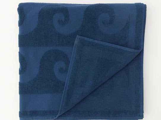 LAGUNA BEACH TOWEL - DEEP BLUE