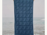 LAGUNA BEACH TOWEL - DEEP BLUE
