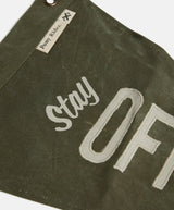 Stay Off-trail Flag - Khaki