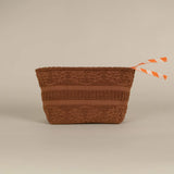 LALLA MEDIUM CLUTCH - CHOCOLATE