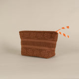 LALLA MEDIUM CLUTCH - CHOCOLATE