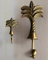 Palm Tree Brass Hook - Large