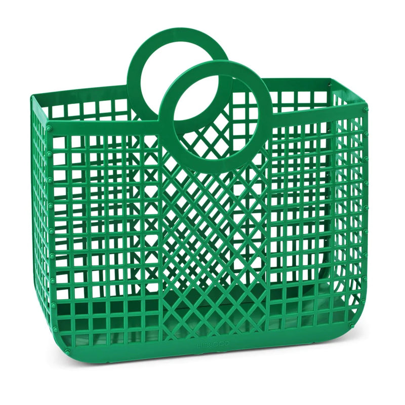 BLOOM RETRO RECYCLED BASKET - GREEN