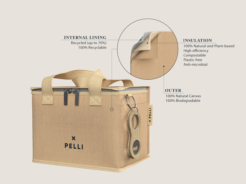 PELLI LUNCH SQUARED JUTE - NATURAL