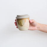 REUSABLE TAKEAWAY CUP  8OZ- EARTHY RETRO