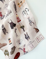 OZZIE LINEN TEA TOWEL