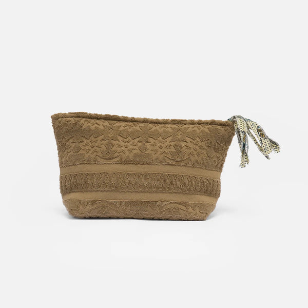 LALLA MEDIUM CLUTCH - CARAMEL