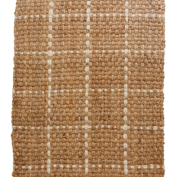 GRID JUTE MAT - NATURAL