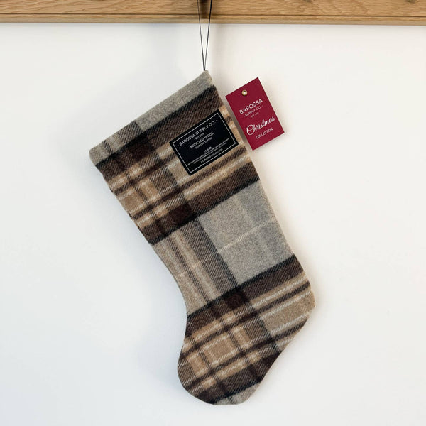 CHRISTMAS STOCKING RECYCLED WOOL - MACKELLAR