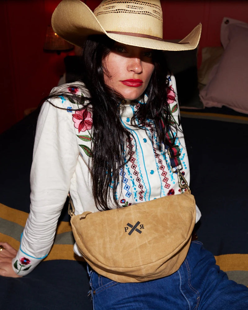 PONY RIDER MOON BAG - TAN