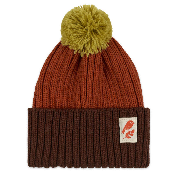 SILVERSTICK - 100% MERINO WOOL BEANIE - RUST