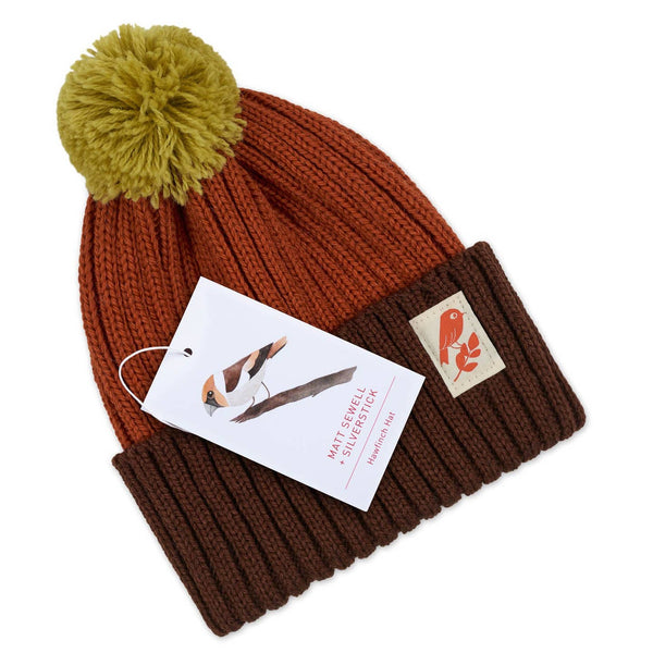 SILVERSTICK - 100% MERINO WOOL BEANIE - RUST