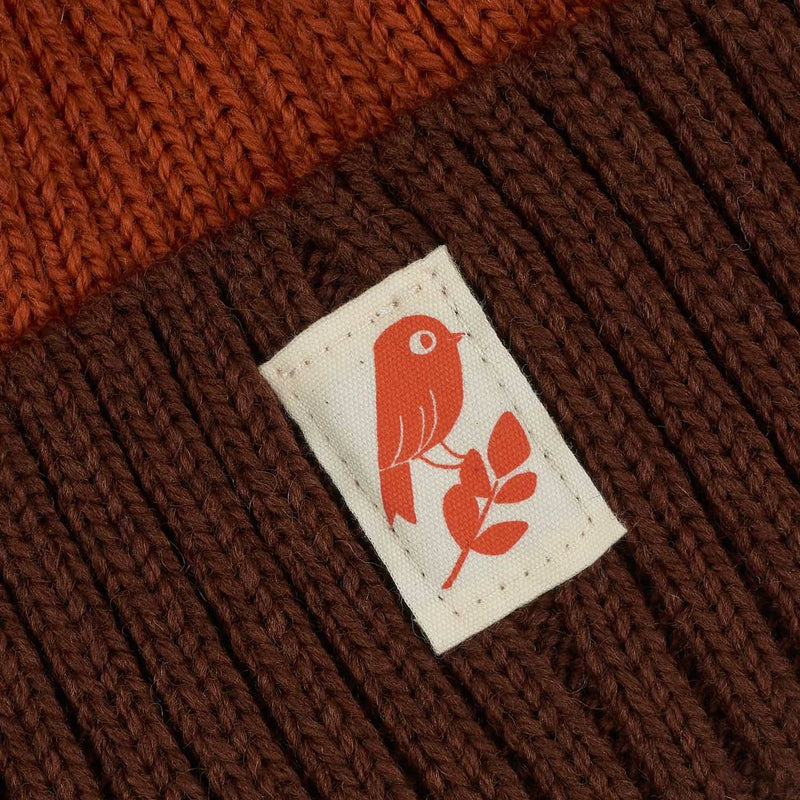 SILVERSTICK - 100% MERINO WOOL BEANIE - RUST