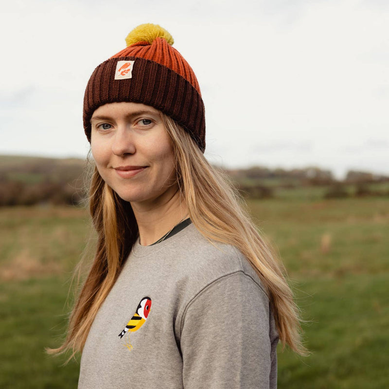 SILVERSTICK - 100% MERINO WOOL BEANIE - RUST