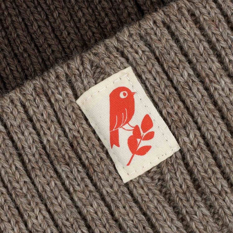 SILVERSTICK - 100% MERINO WOOL BEANIE - EARTH