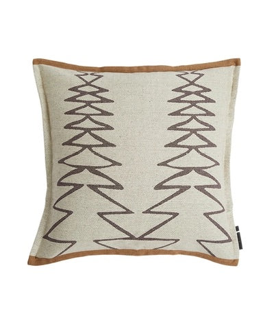 ENTWINED CUSHION - TOFFEE/BROWN