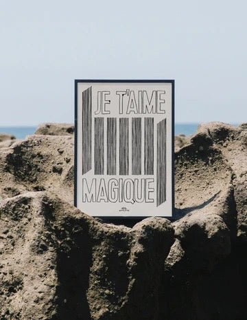 JE T'AIME MAGIQUE ART PRINT