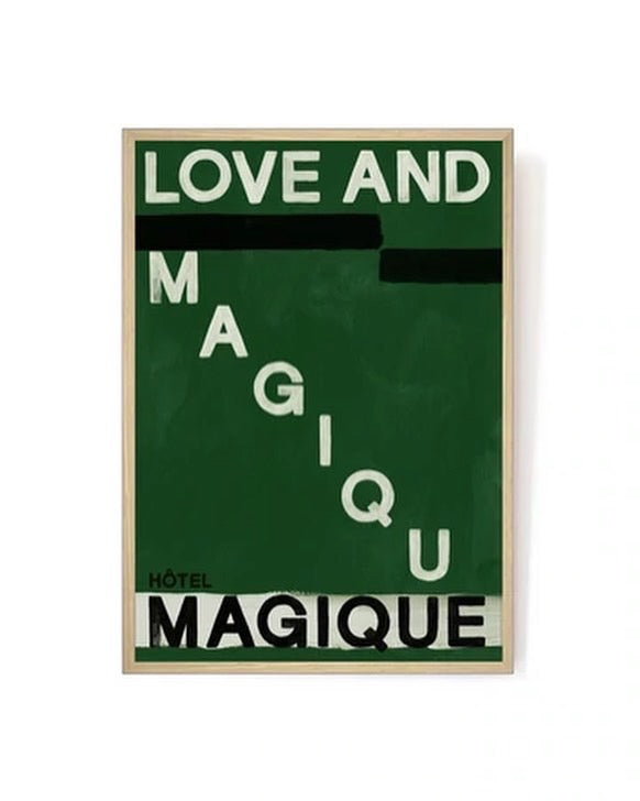 LOVE AND MAGIQUE ART PRINT