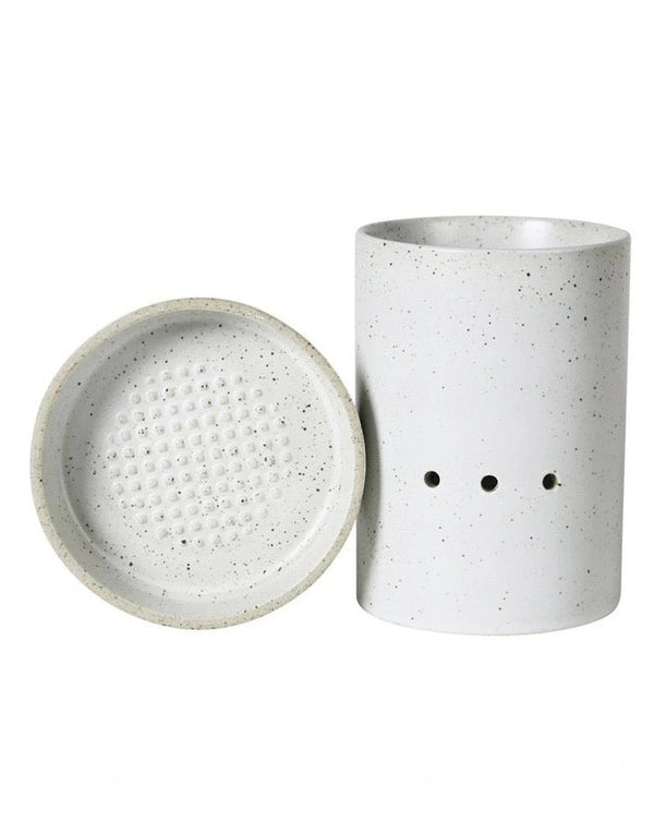 GARLIC CANNISTER - WHITE SPECKLED